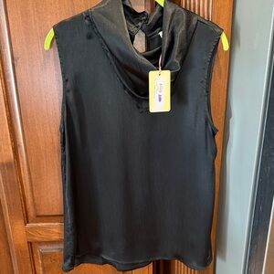 Entro Black Cowl Neck Blouse